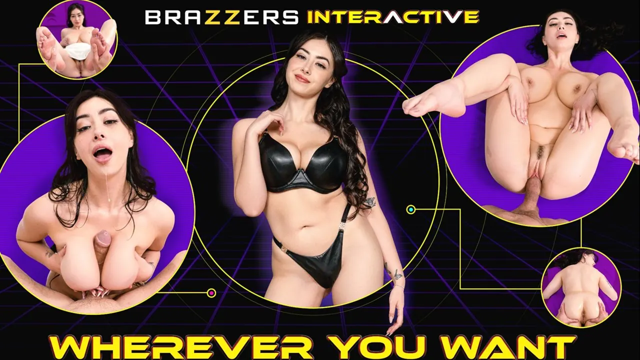 Chloe Surreal’s intense gaze captivates the viewer