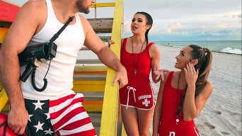 MacKenzie Mace Dans 'Horny Lifeguards Share A Cock'